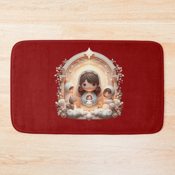 Item preview, Jesus, Savior of His People – Cute 3D Nativity Grace Label  designed and sold by PaintMeWorld.