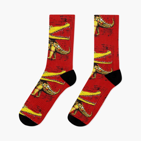 Item preview, afrofuturist crocodile art designed and sold by Blackcanvas444.