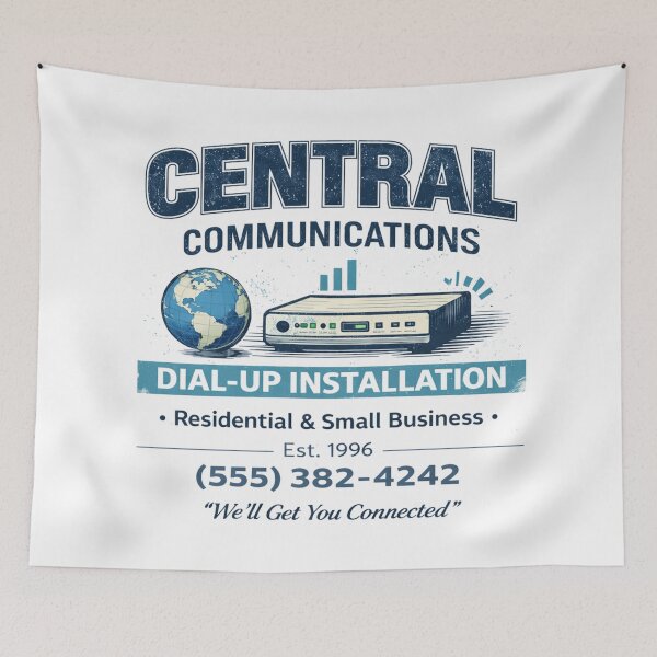 Item preview, Dial-Up - Funny 90's Nostalgic Y2K Internet Business Services designed and sold by Envision Designs.