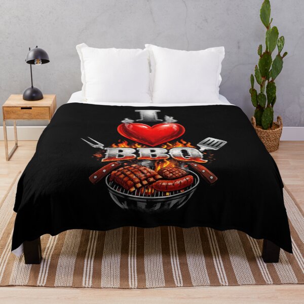 Item preview, I Love BBQ Shirt – Funny Grill Master T-Shirt for Pitmasters, Meat Lovers & Backyard BBQ Kings designed and sold by jnct-shirts.