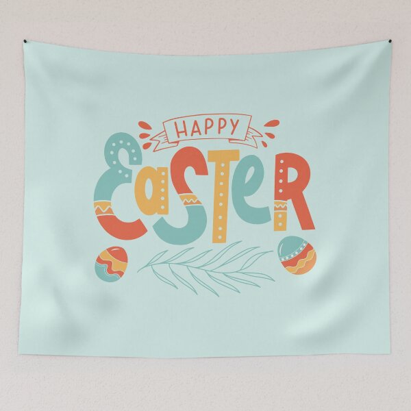 Item preview, Happy Easter Hand Lettering 3 designed and sold by mcraft studio.