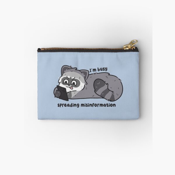 Item preview, im busy spreading misinformation unhinged raccoon designed and sold by kaybowzie.