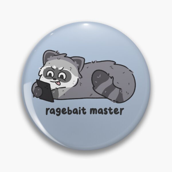 Item preview, rage bait master unhinged raccoon designed and sold by kaybowzie.