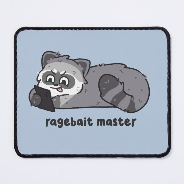 Item preview, rage bait master unhinged raccoon designed and sold by kaybowzie.