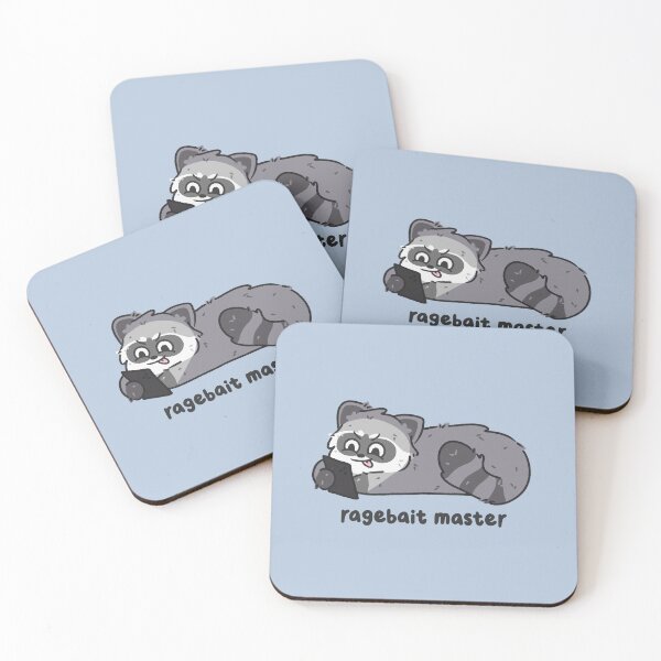 Item preview, rage bait master unhinged raccoon designed and sold by kaybowzie.