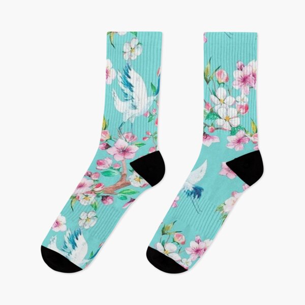 Item preview, Cranes and Cherry Blossoms designed and sold by Kristina  Sale.