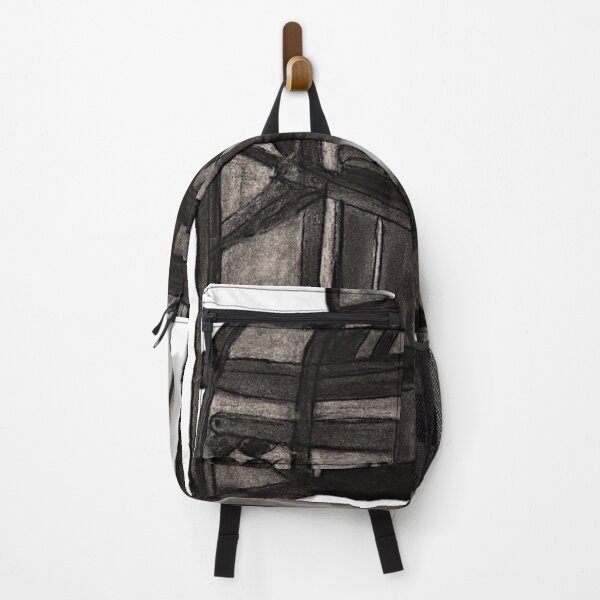 Item preview, Charcoal Sled Sketch – Winter Nostalgia in Bold Lines designed and sold by LuxuryApparels.