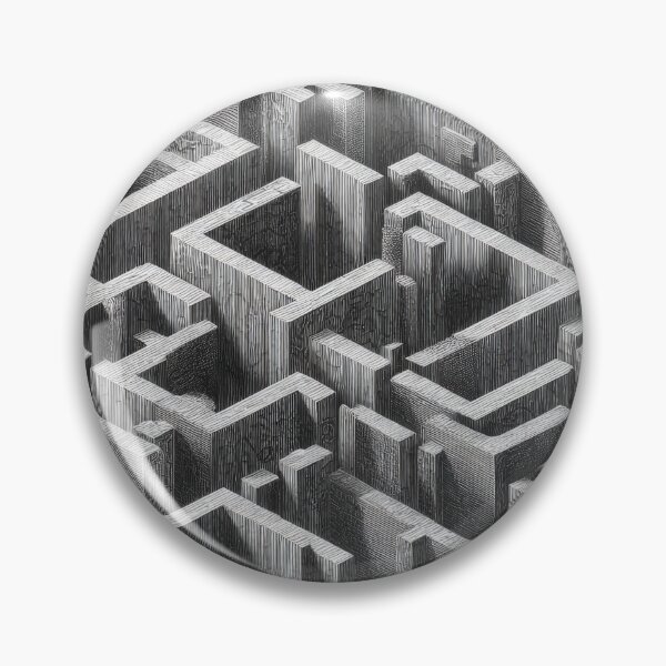 Item preview, Endless Labyrinth Maze – Intricate Geometric Illusion designed and sold by EK-World.