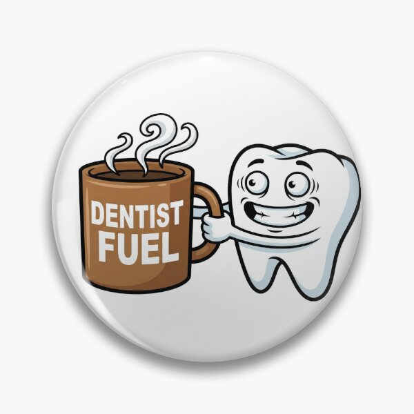 Item preview, ​Dentist Fuel - Funny Caffeinated Tooth & Coffee Lover Gift designed and sold by DrToothStudio.