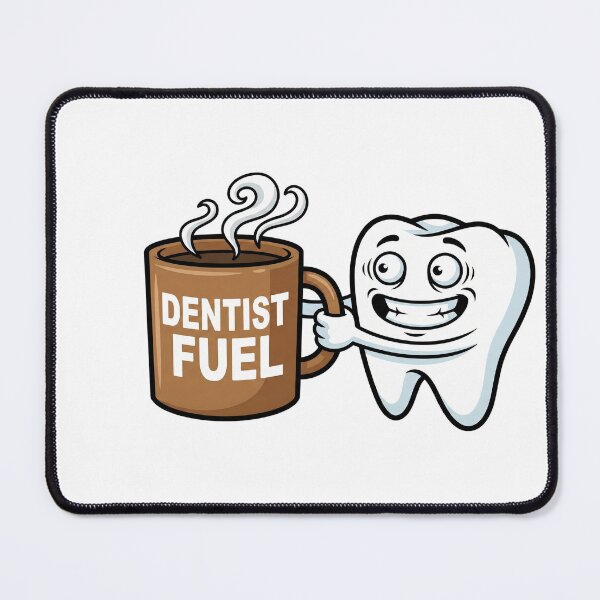 Item preview, ​Dentist Fuel - Funny Caffeinated Tooth & Coffee Lover Gift designed and sold by DrToothStudio.