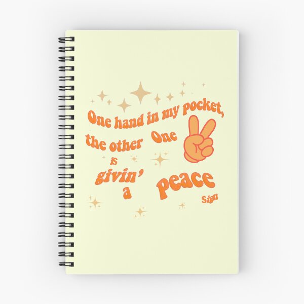 Item preview, One Hand In My Pocket, The Other One Is Givin’ a Peace Sign designed and sold by Stefrait-7.