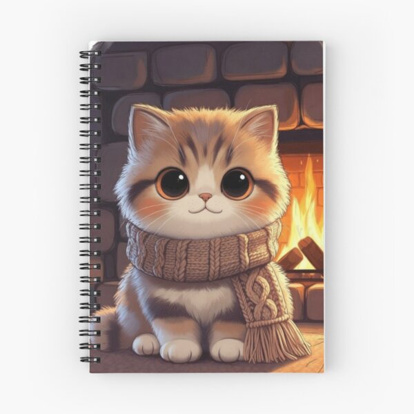Item preview, Pretty cat in front of the fireplace designed and sold by UrbanView.