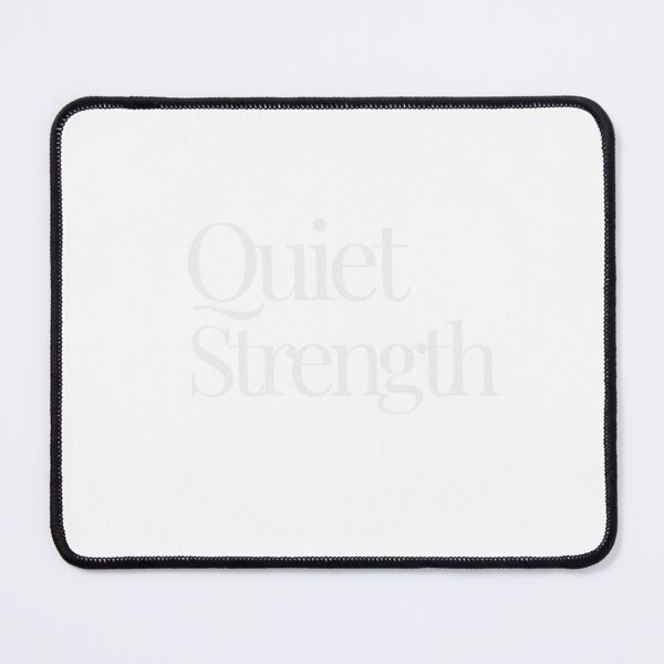 Item preview, Quiet Strength – Minimalist Motivational Quote designed and sold by CalmMandala.