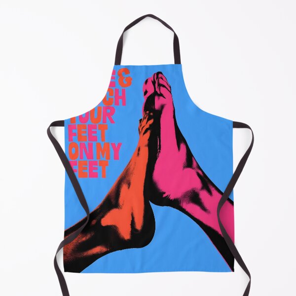 Item preview, Come Touch Your Feet on My Feet – Bold Pop Art Typography Poster | Modern Colorful Wall Art designed and sold by ATLAS TEES.