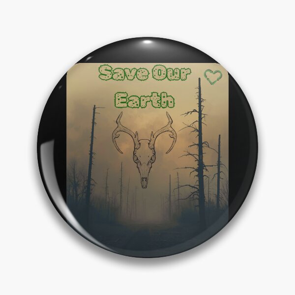 Item preview, Deer Skull Protect Earth designed and sold by AnaPixMar.