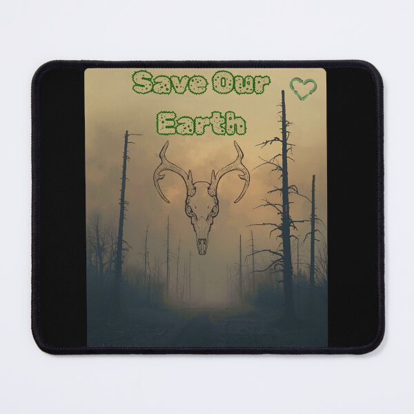 Item preview, Deer Skull Protect Earth designed and sold by AnaPixMar.