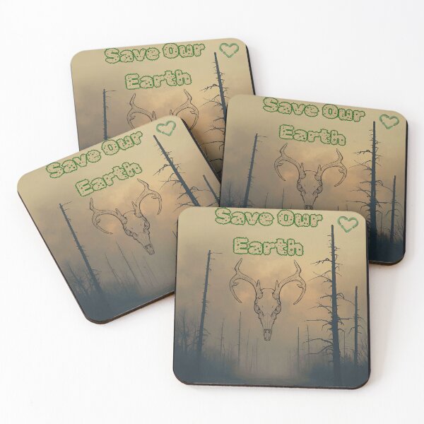 Item preview, Deer Skull Protect Earth designed and sold by AnaPixMar.