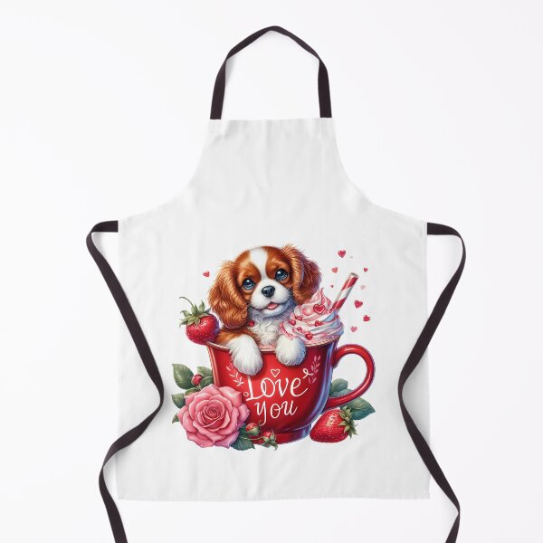 Item preview, Sweetheart Valentine Puppy Mug - Cute Dog Love Cup & Red Heart Art designed and sold by FuzionRaptor.