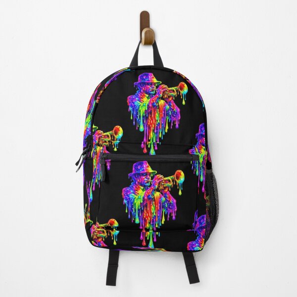 Item preview, Psychedelic Dripping Trumpet Player—Surreal Jazz Musician designed and sold by SHHCreations.