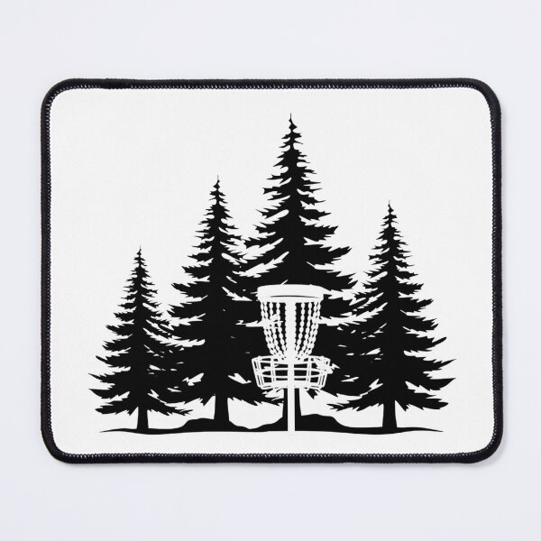 Item preview, Disc golf basket and trees designed and sold by HeathWayPrints.