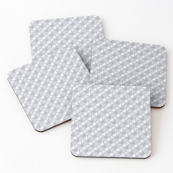 Item preview, Minimalist Slate and Silver Heart Mosaic designed and sold by MrWisdom.