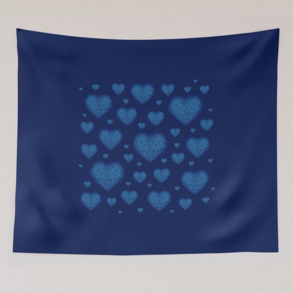 Item preview, Stone blue hearts "Lazurite" designed and sold by Cherevan.