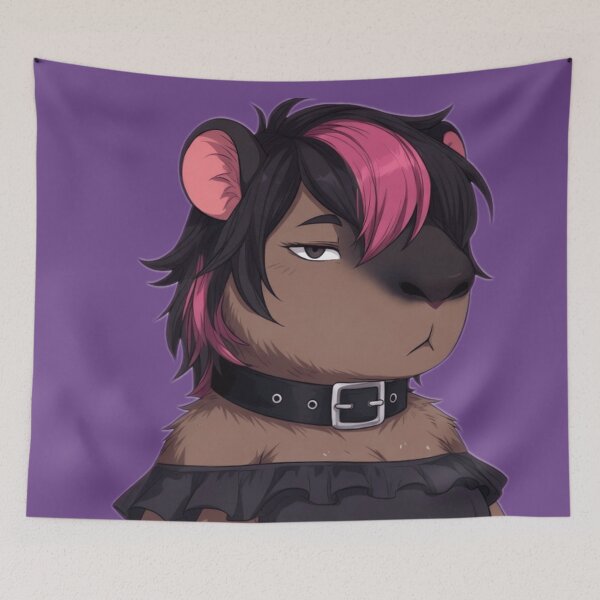Item preview, Gothic Capybara designed and sold by The King's general goods.