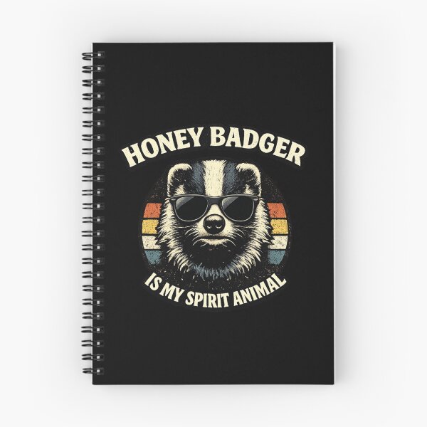 Item preview, Honey Badger Is My Spirit Animal Retro Badger Design designed and sold by AmazingViews.