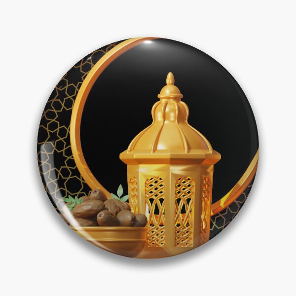 Item preview, Golden Ramadan Lantern & Dates designed and sold by Khadigadesings.