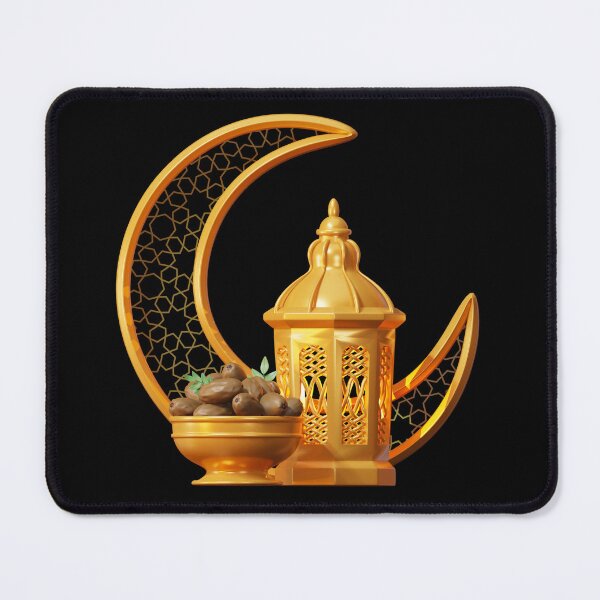 Item preview, Golden Ramadan Lantern & Dates designed and sold by Khadigadesings.