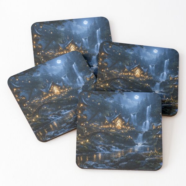 Item preview, Elfendorf at night designed and sold by CorpusErectus.