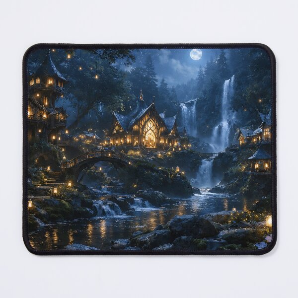 Item preview, Elfendorf at night designed and sold by CorpusErectus.