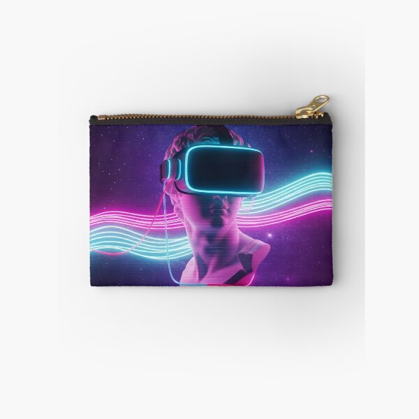 Item preview, Cyberpunk David - Neon Vaporwave VR Statue Aesthetic designed and sold by powersunlight.