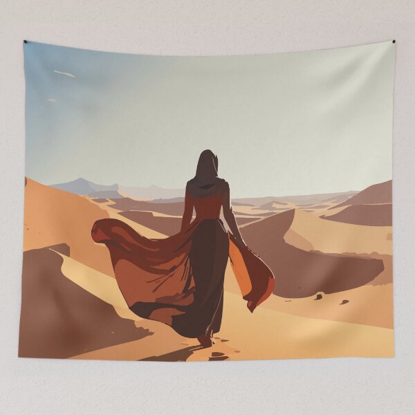 Item preview, Dune Step Lightly, breathe deepy | digital art designed and sold by sorryNOTsorry.brand.