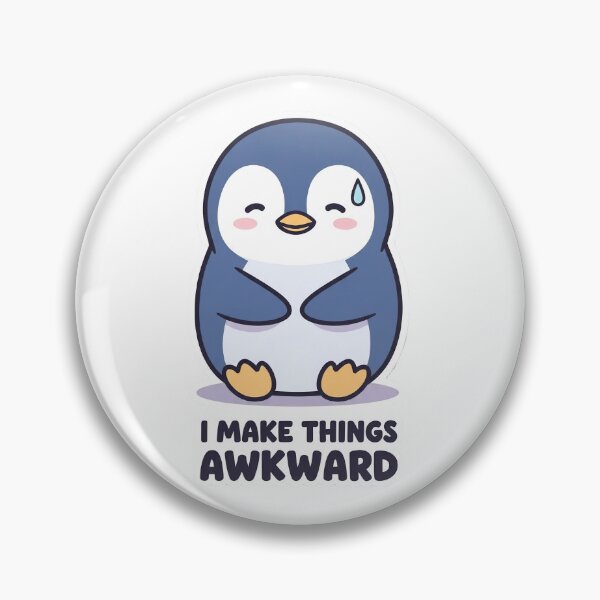 Item preview, I Make Things Awkward - Cute Penguin designed and sold by artaipix.