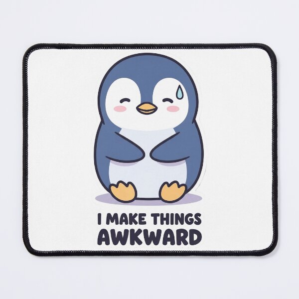 Item preview, I Make Things Awkward - Cute Penguin designed and sold by artaipix.