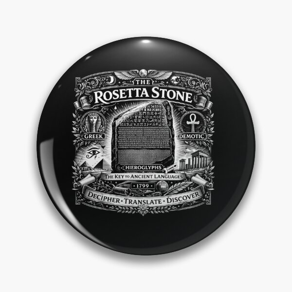 Item preview, Rosetta Stone Ancient Egypt - Historical Discovery designed and sold by Myra365Art.