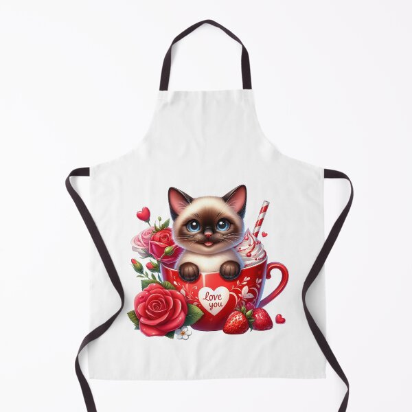 Item preview, Purrfect Valentine Cat Mug - Cute Kitty Love Cup & Heart Art designed and sold by FuzionRaptor.