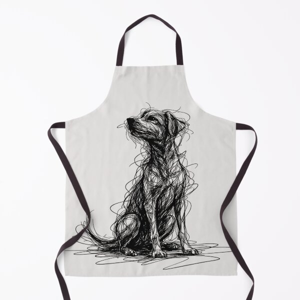 Item preview, Scribble Dog Abstract  Sketch Minimalist Dog  designed and sold by erozzz.