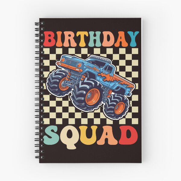 Item preview, Birthday Squad Monster Truck Birthday Boys Family Matching designed and sold by Night Forest.