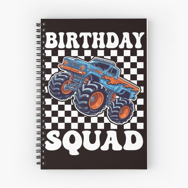Item preview, Birthday Squad Monster Truck Birthday Boys Family Matching designed and sold by Night Forest.