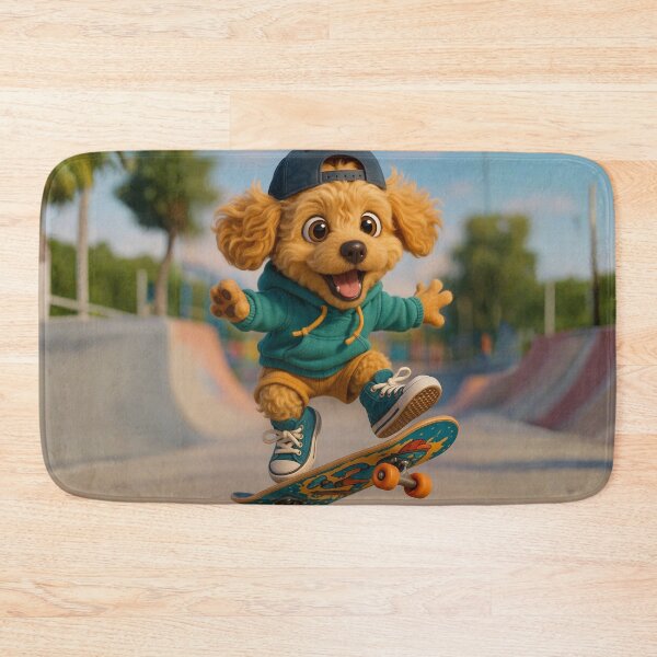 Item preview, Skater Petite Goldendoodle designed and sold by Sillytoe.