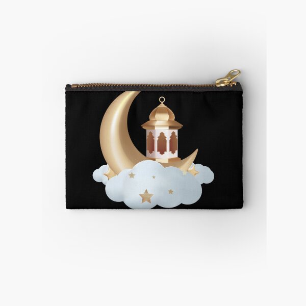 Item preview, Golden Crescent Lantern & Clouds designed and sold by Khadigadesings.