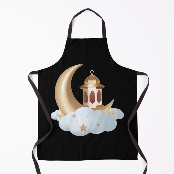 Item preview, Golden Crescent Lantern & Clouds designed and sold by Khadigadesings.