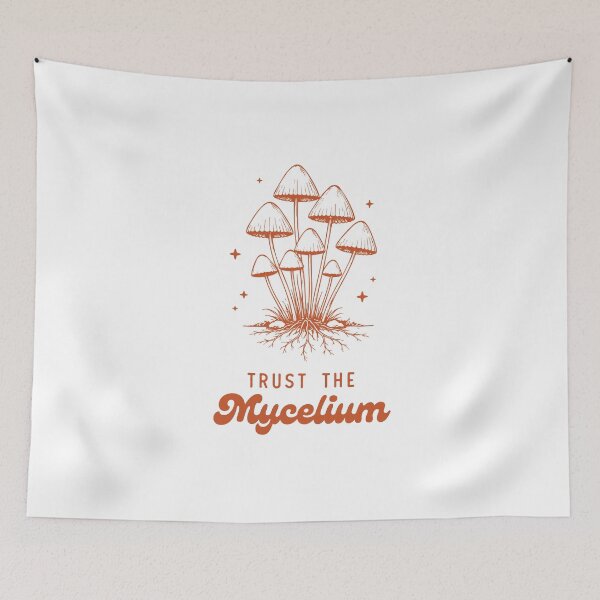 Item preview, Trust The Mycelium Shirt – Mycology Inspired Mushroom Design for Forest Foragers & Fungi Lovers designed and sold by Identity Club Co.