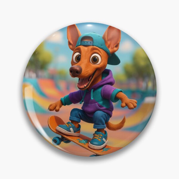 Item preview, Skater Pharaoh Hound designed and sold by Sillytoe.