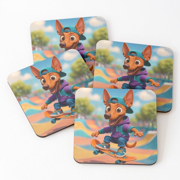 Item preview, Skater Pharaoh Hound designed and sold by Sillytoe.