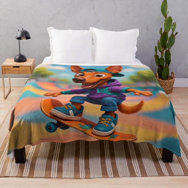 Item preview, Skater Pharaoh Hound designed and sold by Sillytoe.