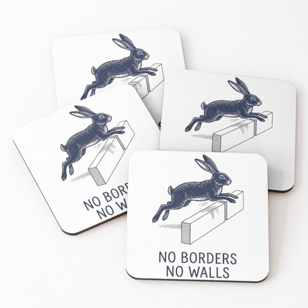 Item preview, No Borders No Walls Bunny designed and sold by evokerys.
