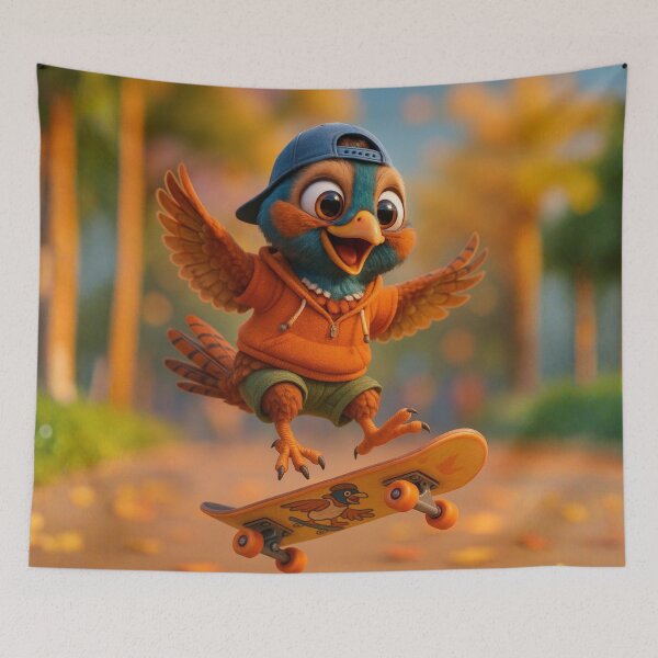 Item preview, Skater Pheasant designed and sold by Sillytoe.